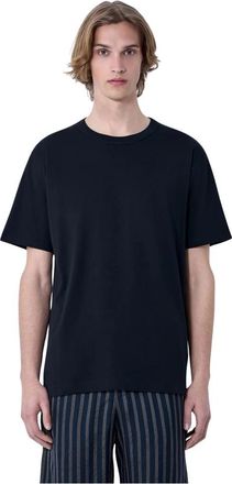 Dries Van Noten Cotton Jersey T-Shirt - Heren - T-shirts - Zwart - S - Katoen - Tops