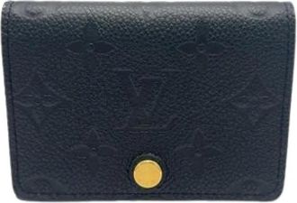 Louis Vuitton Pre-owned Business Card Case - Heren - Vintage Accessoires - Zwart - ONE Size - Leer - Vintage