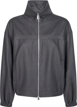 Pinko Pinko, Jassen, Dames, Bruin, S, Barbaforte Bomber Flanella