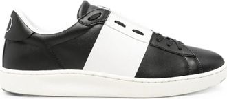 Valentino Garavani BlackWhite Color Block Sneakers
