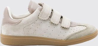 Isabel Marant Sneaker Beth in pelle scamosciata con chiusura a strappo