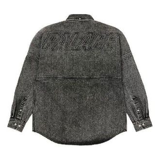 Palace Denim Bossy Back Logo Denim Shirt Black P20SHT008