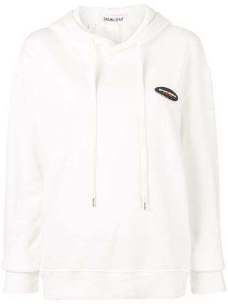Ground-Zero Hoodie met uitgesneden rug - Wit