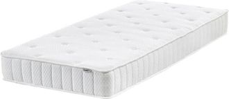 Beliani Beliani - Materasso a 2 Lati Bilanciati double face Medio/Rigido in Tessuto Bianco 80 x 200 cm Duo