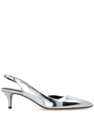 Isabel Marant 50mm Piery slingback pumps - Silver