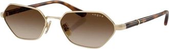 Vogue Eyewear Vo 4349S Zonnebril - Dames - Zonnebrillen - Geel - 54 MM - Accessoires