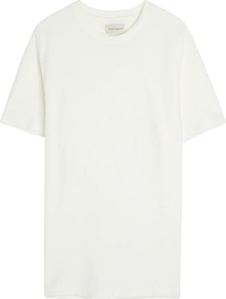 Oliver Spencer Ribbed Cotton T-shirt - Ecru - XL