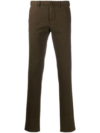 Dell'Oglio straight-leg trousers - Brown