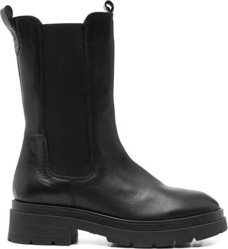 Marc O'Polo Laarzen met elastische vlakken - Zwart