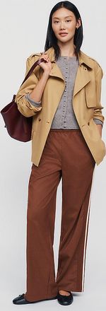 R&eacute;sum&eacute; Ollivan Mid-Rise Wide-Leg Track Pants