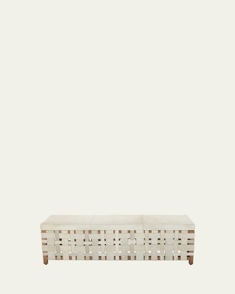 Arteriors Ellis Hair Hide Bench