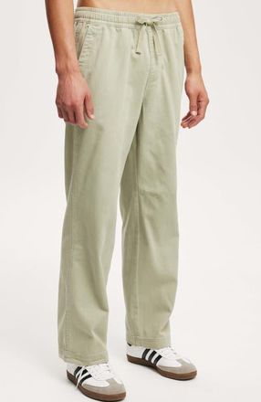 Cotton On Mens Baggy Casual Pant in Sage at Nordstrom, Size X-Small