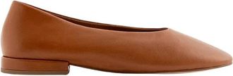 Maison Toufet &Eacute;glantine Ballerina - Dames - Ballerinas - Bruin - 36 EU - Leer - Schoenen