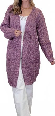 Gilli Allison Cardigan In Purple