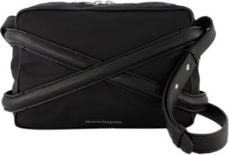Alexander McQueen Leather crossbody-bags - Heren - Schoudertassen - Zwart - ONE Size - Leer - Tassen