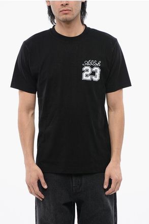 Off-white Cotton Crew-Neck T-Shirt 23 Slim Fit size Xxs