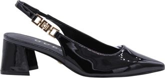 Guess Schoenen, Dames, Zwart, 37 EU, Stijlvolle Slingback Sandalen