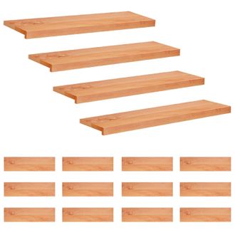 vidaXL Alfombras Para Escalones 16 Uds. 100 X 25 X 2 Cm Barniz Vidaxl