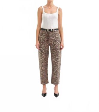 Daze Westward High Rise Barrel Leg Jeans In Cool Cat