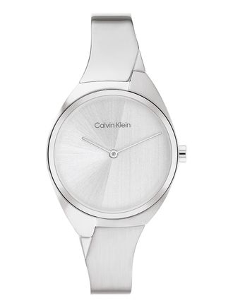 Calvin Klein Womens Dynamic Bangle Watch - Metallic