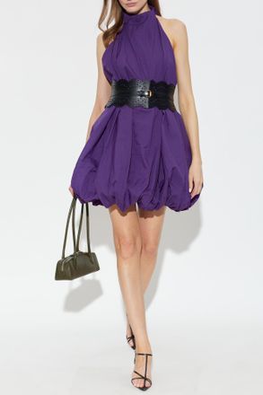 Alaia Sleeveless Dress, Womens, Purple