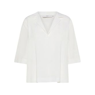 Seventy Polo Shirts, female, White, Size: XS T-shirt girocollo in jersey e misto seta