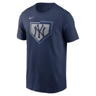 Nike New York Yankees Icon Nike Mens MLB T-Shirt in Blue | N19944BNK-1E5