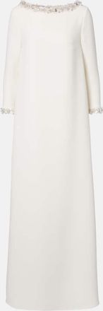 SAFiYAA Bridal Lanai embellished crêpe gown