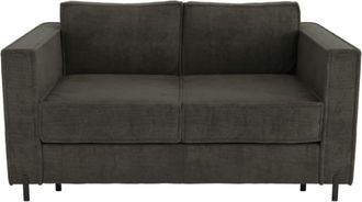 VENTE-UNIQUE.COM Sofá cama poliéster 3 plazas verde 198x223cm