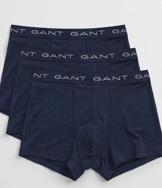 GANT Mens 3 Pack of Trunks - Blue - Size: 37/36/32