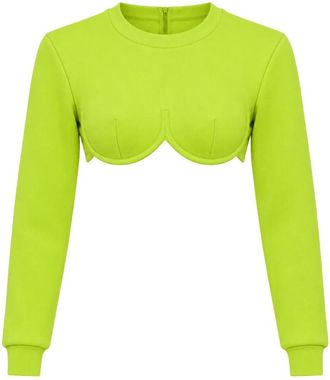 Dolce & Gabbana Top a Maniche Lunghe - - Tops - Donna - Giallo - S