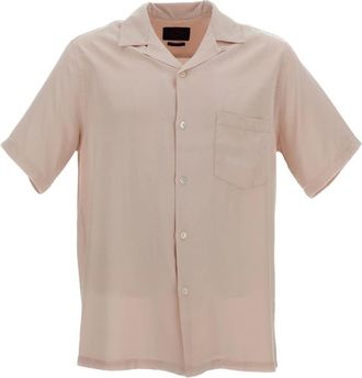 Portuguese Flannel Shirt - Heren - Korte mouwen Overhemden - Roze - M - Overhemden