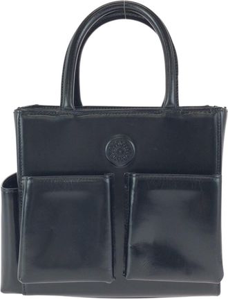 Versace Vintage Leather Handbag Tote