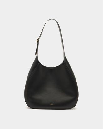 Bally Althea Hobo Bag in Leather in Black at Nordstrom