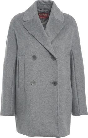 Max Mara Jassen, Dames, Grijs, 2Xs, Wol, Sheree Jacket