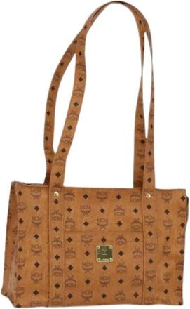 MCM Pre-owned Tote Bag - Dames - Vintage Shopper - Bruin - ONE Size - Leer - Vintage