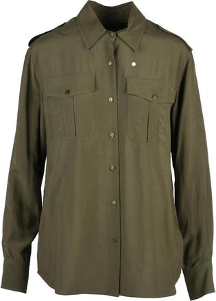 Dondup Shirt - Dames - Overhemden - Groen - S - Overhemden