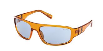Guess GU00080 44V Mens Sunglasses Orange Size 62
