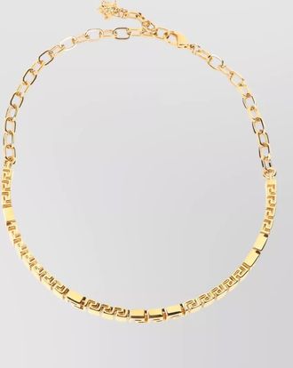 Versace brass choker necklace