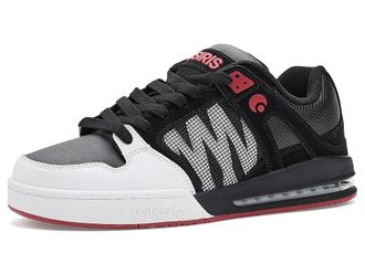 Osiris Pixel Mens Skate Shoes White/Black/Red : 10.5 D - Medium, Leather