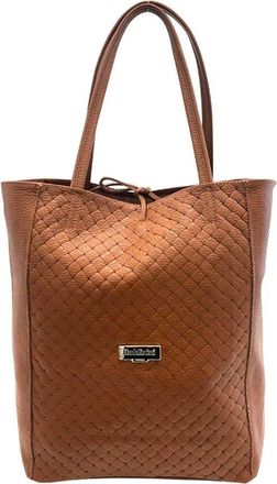 Baldinini Brown Cowhide Clutch Womens Bag