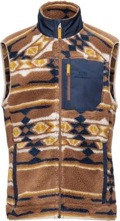 Elevenate Glacier Pile Vest Fleecegilet für Herren | braun