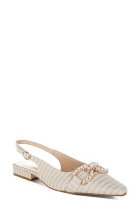 London Rag Crina Slingback Flat in Gold at Nordstrom Rack, Size 9