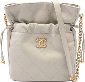 Chanel Borsa a spalla matelass&eacute; anni 2021 - Toni neutri