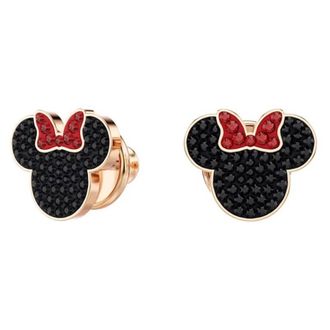 Swarovski Mickey & Minnie Rose Gold-Tone Plated Stud Earrings