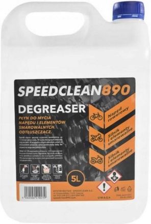 OEM L&iacute;quido Desengrasante Speedclean 890 Para La Limpieza De Transmisiones, Motores Y Elementos Lubricables De Motocicletas Y Bicicletas. Capacidad: 5 Lit