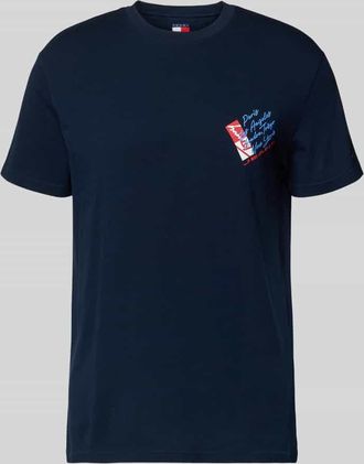 Tommy Jeans Regular Fit T-Shirt aus reiner Baumwolle in Marine, Gr&ouml;&szlig;e XXL