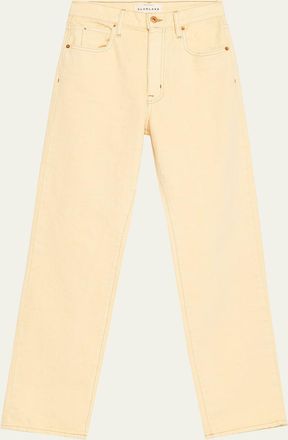 Slvrlake Denim London High-Rise Straight-Leg Jeans
