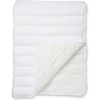 Ella Jayne Home Big & Soft Fiber Bed Cal King Mattress Pad - 72x84 in White at Nordstrom Rack