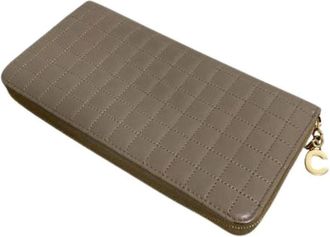 Celine Pre-owned Stoffen Portemonnee - Dames - Vintage Accessoires - Beige - ONE Size - Vintage